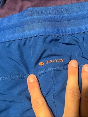 Infinity Women's Blue Performance Scrub Pants